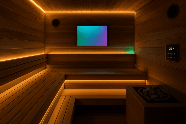 sauna-lighting-sound-upgrades